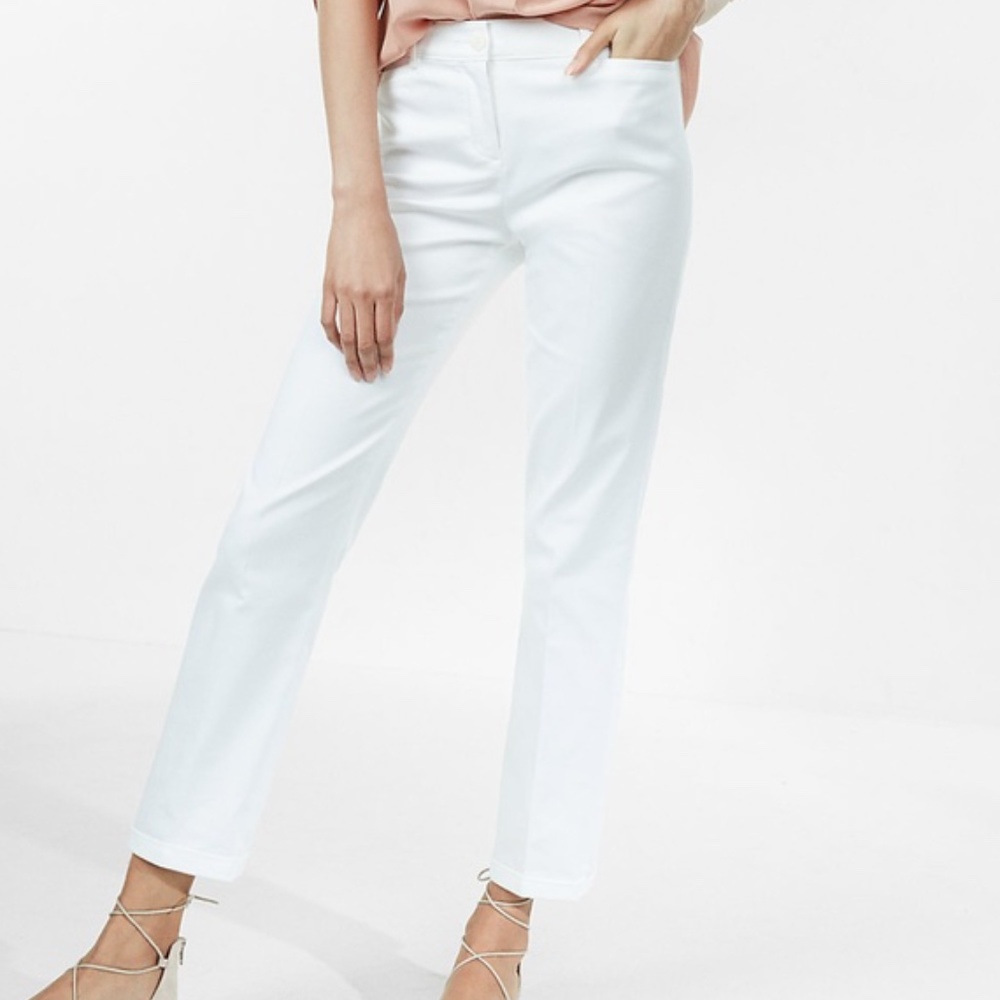 Express Mid Rise Ultimate Chino Straight Pants